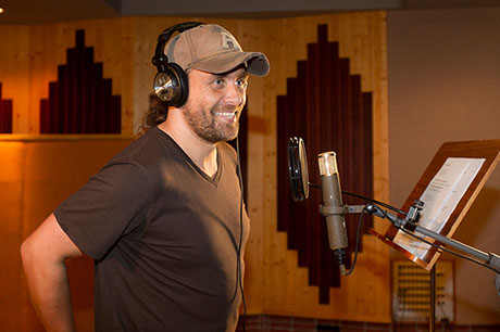 Foto von Jerry bei Studioaufnahmen